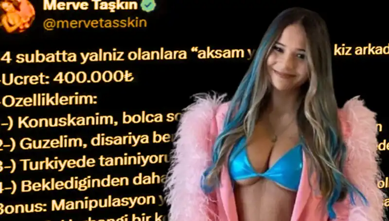 Akşam Yemeği İçin 400 Bin Lira İsteyen Merve Taşkın’ın Mahkeme Kararı
