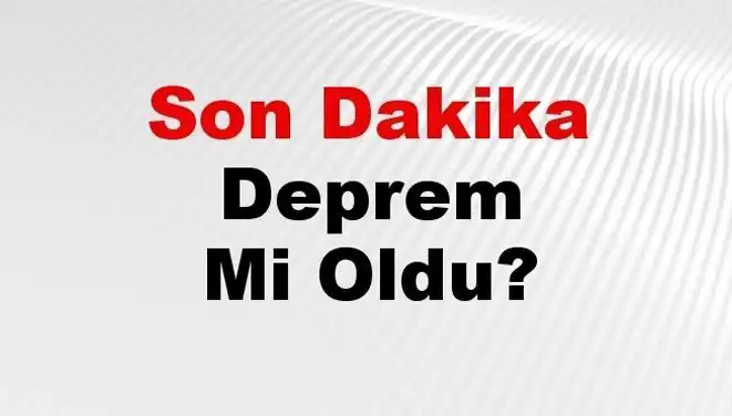Hatay'da Son Dakika Deprem: Detaylar ve Gelişmeler Burada!