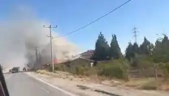 Bursa'da Yangın Paniği: Fabrika Alev Alev Yandı!