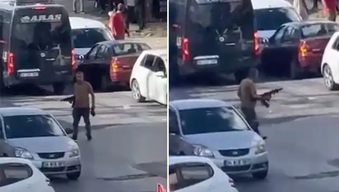 Başakşehir’de Pompalı Tüfekle Sokakları Büyüleyen Korku Dolu Anlar