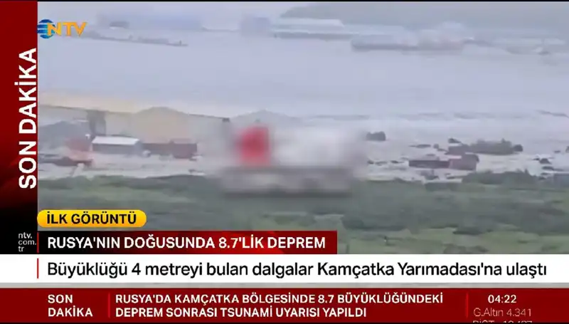 Kamçatka Kıyılarında Tsunami Alarmı: İlk Dalgalar Geldi