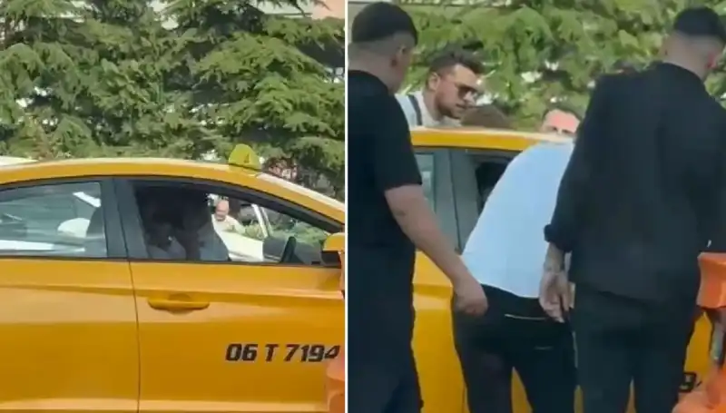 Trafikte Yaşanan Kavga: Taksi Şoförüne Yumruk!