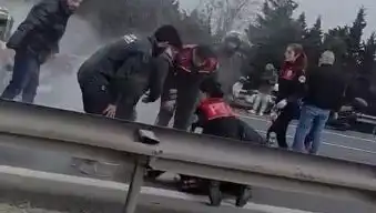 TEM Otoyolu'nda Zincirleme Kaza: Dört Polis Yaralı, Durum Ciddi!